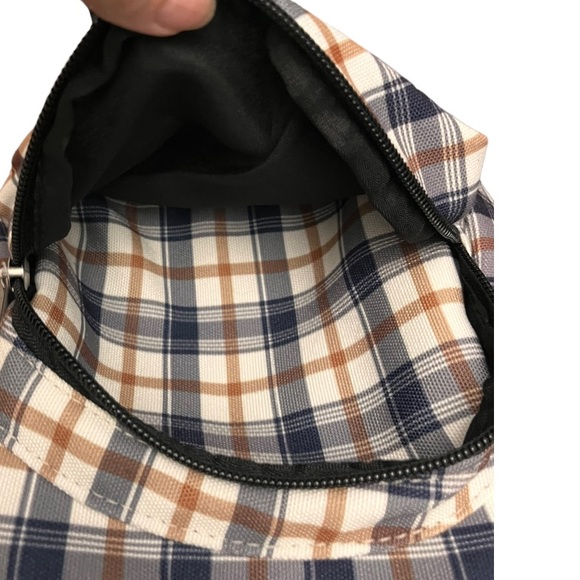 Small plaid backpack - Picture 3 of 8